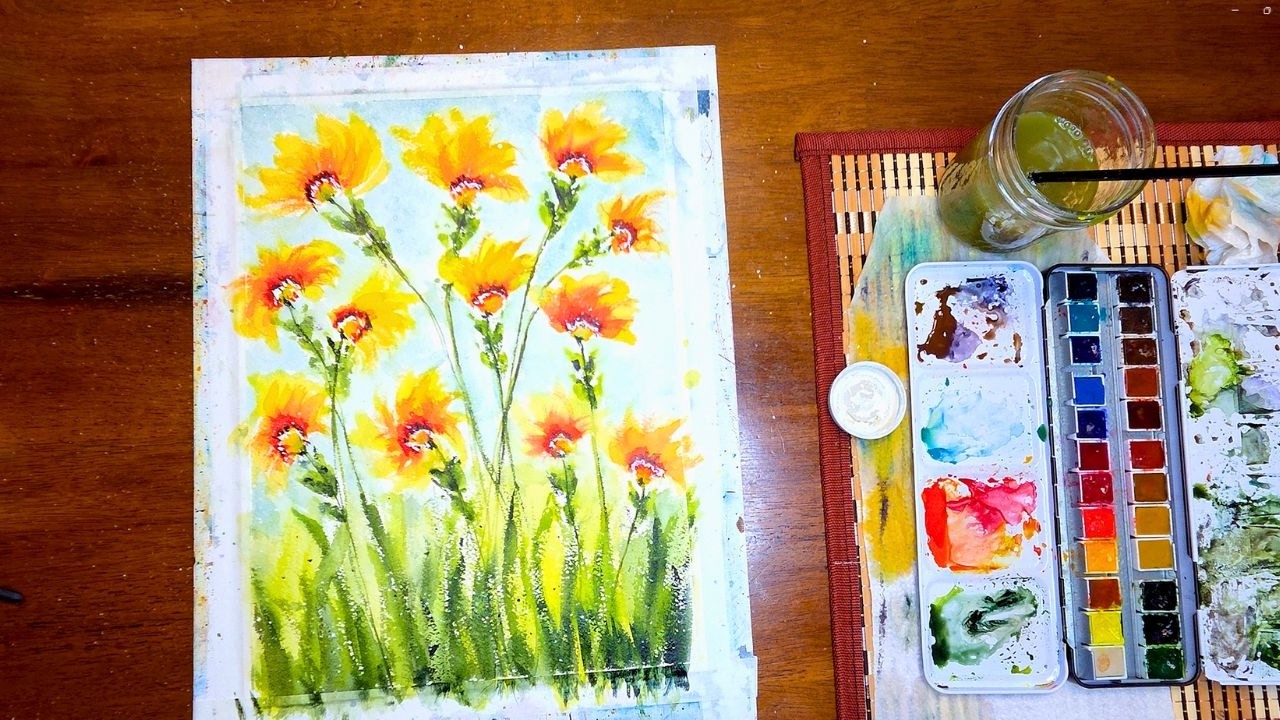 A Watercolor Painting For Your Mom