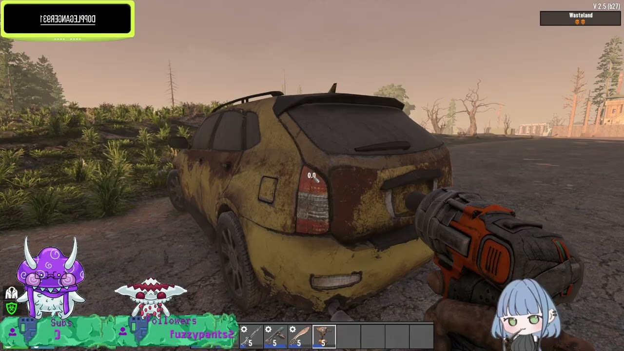 7D2D- Fartin around collecting resources / Channel points and Bits enabled- !PNGtubercred !clip !soc