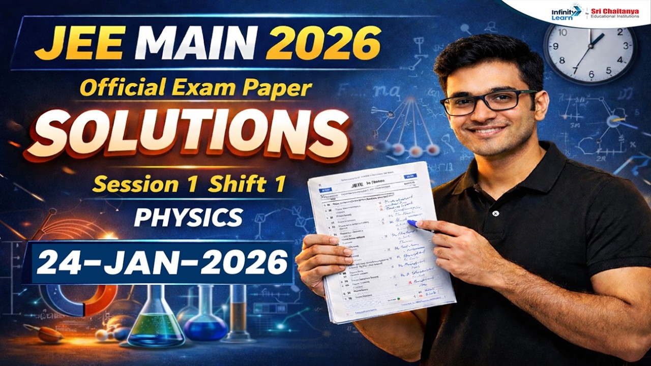 JEE Main 2026 Physics Paper Solution | 24th Jan Shift 1 Detailed Analysis || #JEEMain2026