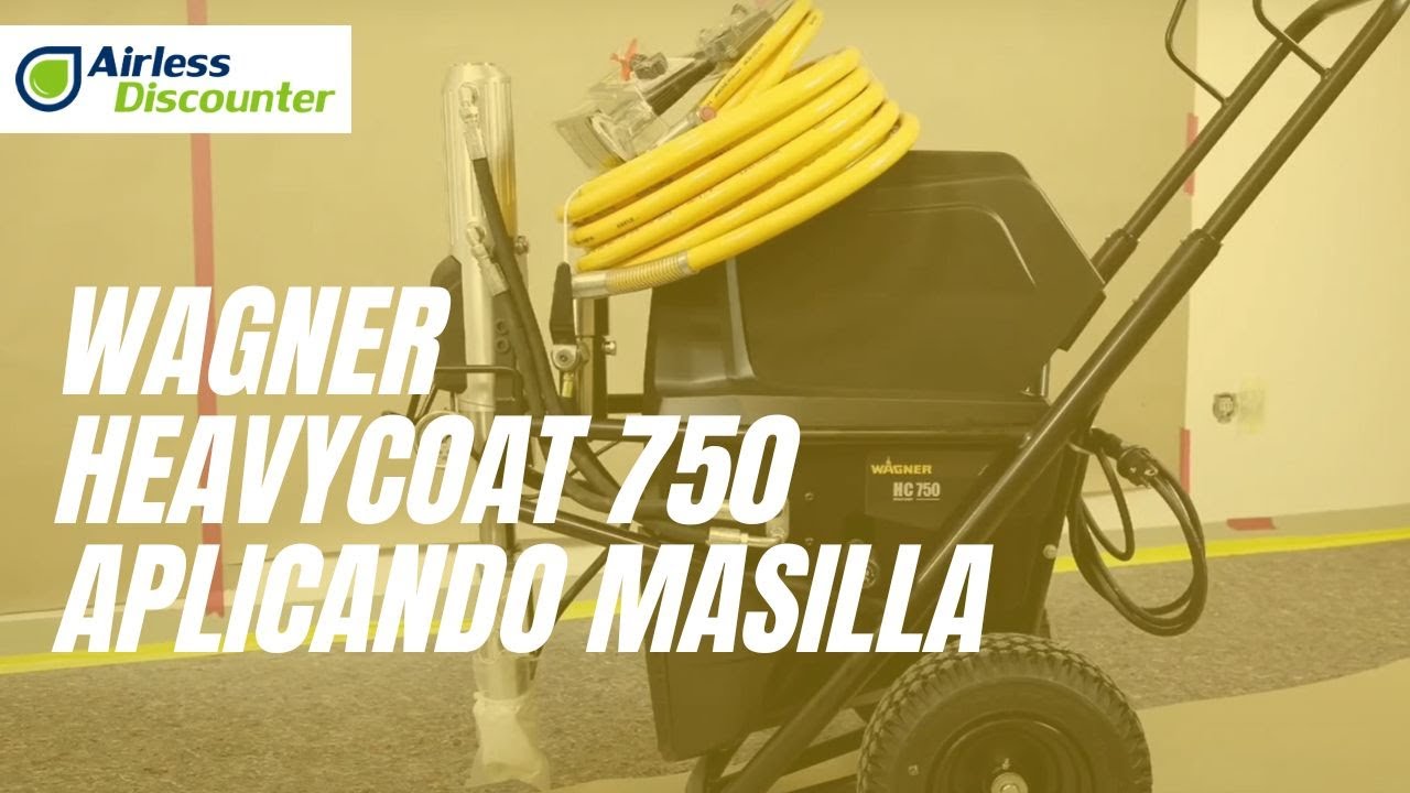 Wagner HeavyCoat 750 aplicando masilla | Airless Discounter