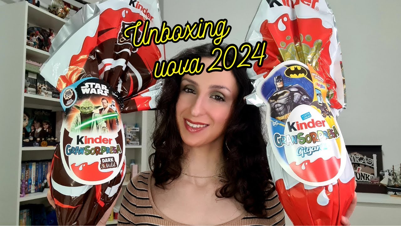 UNBOXING UOVA KINDER 2024 - BATMAN/STAR WARS 🤩