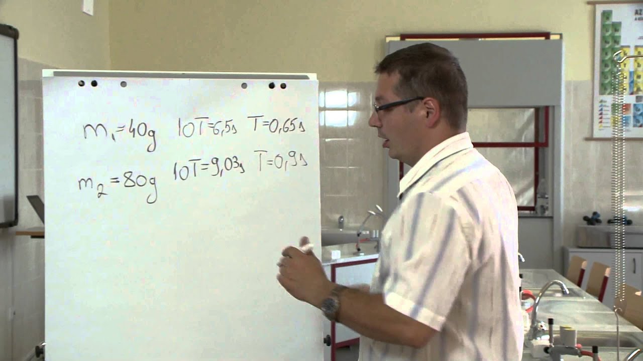 Rugó rezgésidejének vizsgálata