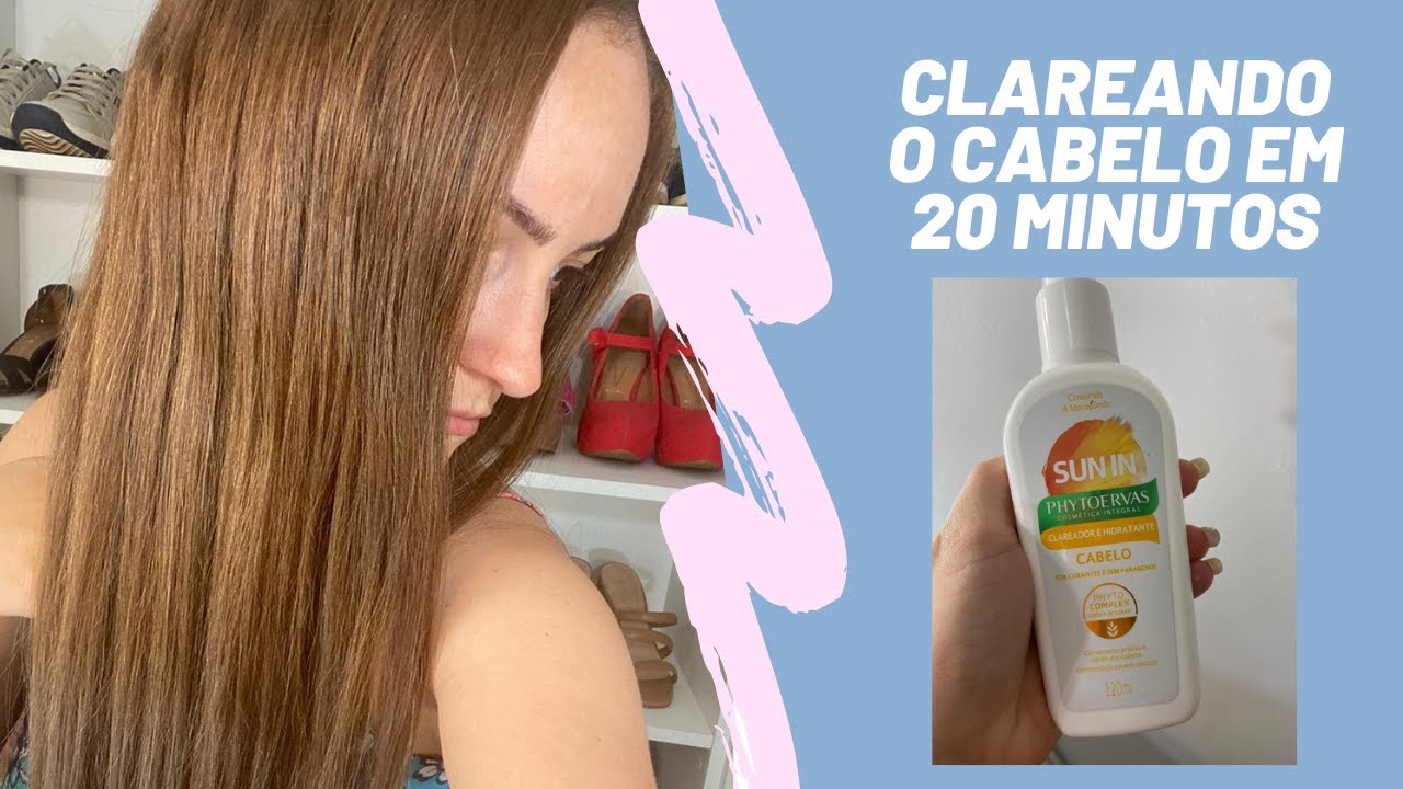 APLICANDO O SUN IN E CLAREANDO O CABELO SOZINHA EM CASA