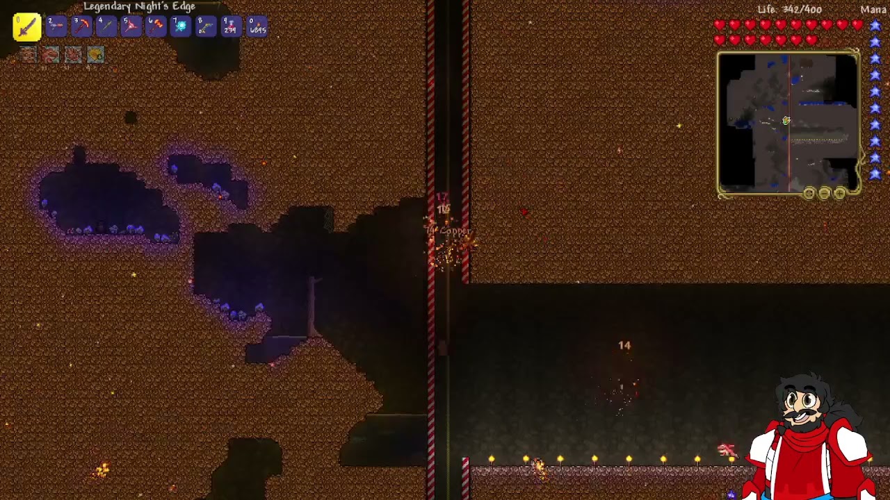 Terraria Meteor World - Tear Down This Wall!