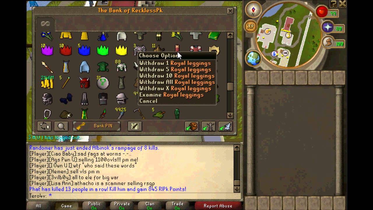 RecklessPK tero4v bank video 2#