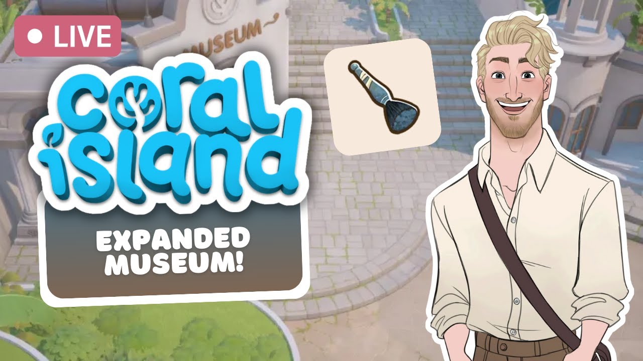 🔴 Exploring the NEW Museum on Coral Island!! | PC Early Access