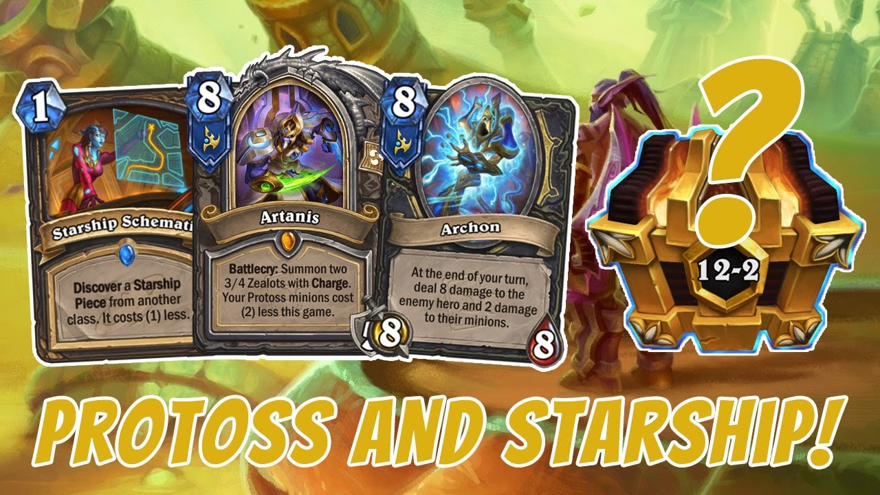 ALL Protoss and ALL Starship Rogue Run! - Hearthstone Arena