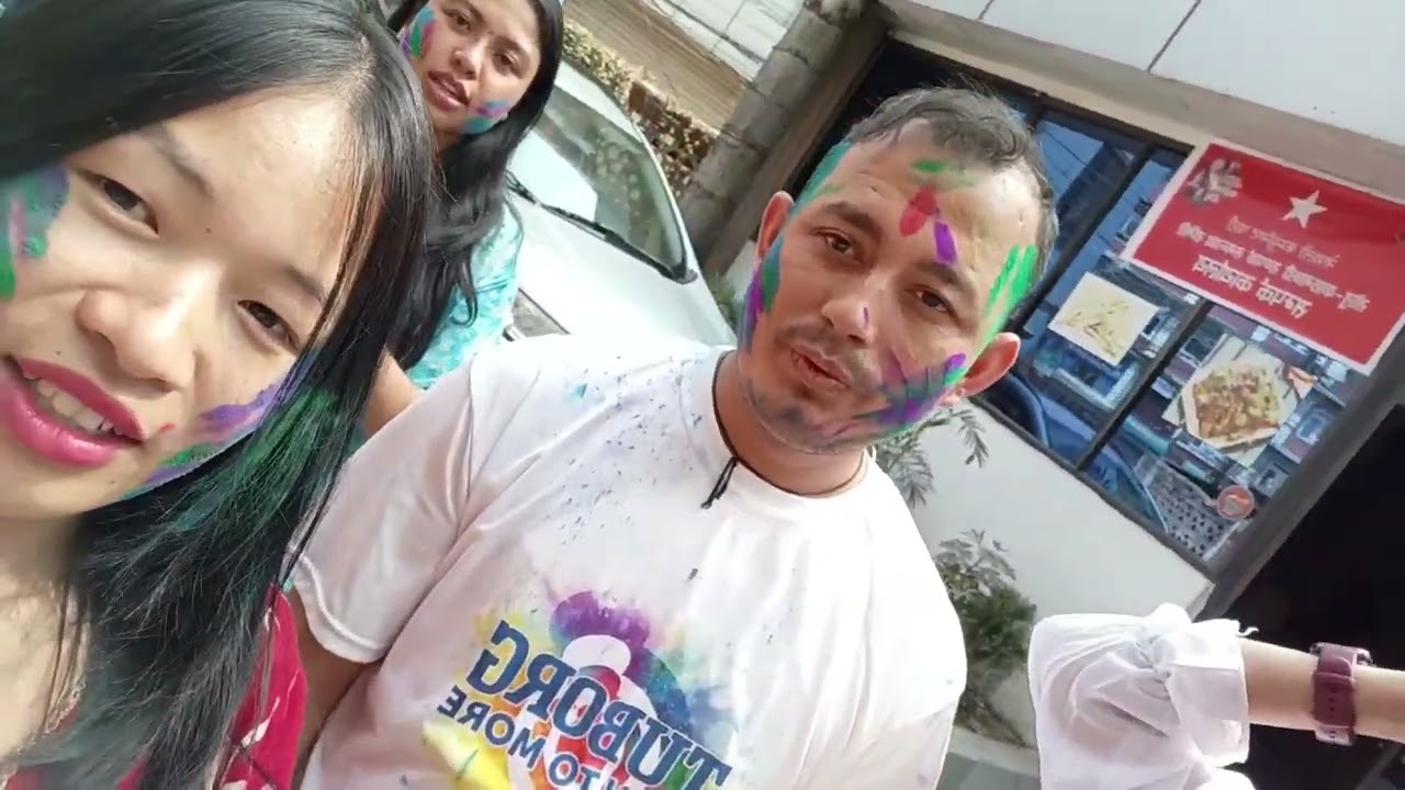 Happy holi 🫟 #holi#minivlog#pabikirati