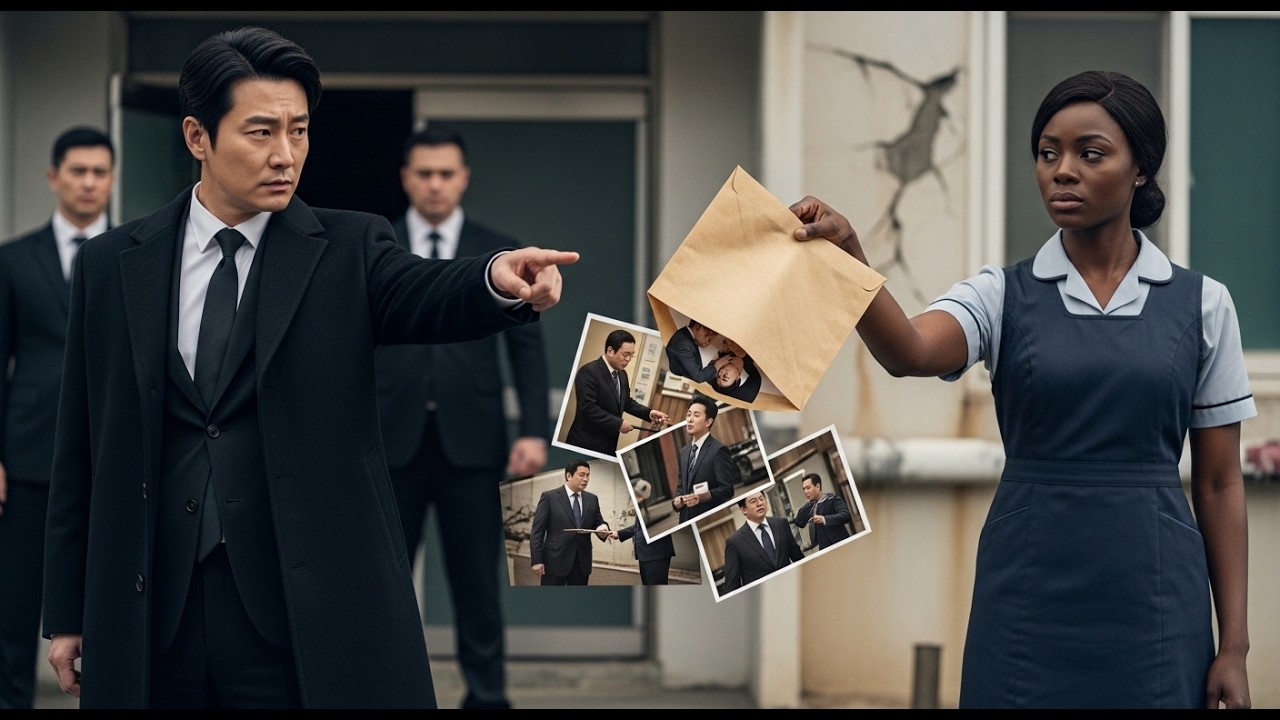 “The Korean Mafia Boss Tried to Evict Her Family—Until She Dropped an Envelope with Photos That...