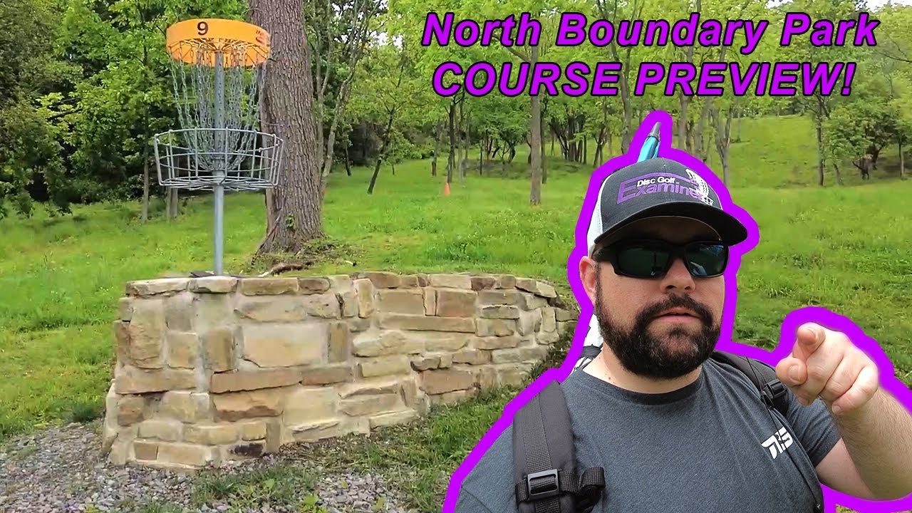 North Boundary Park DGC Course Preview - Blue Tees for AM PFDO