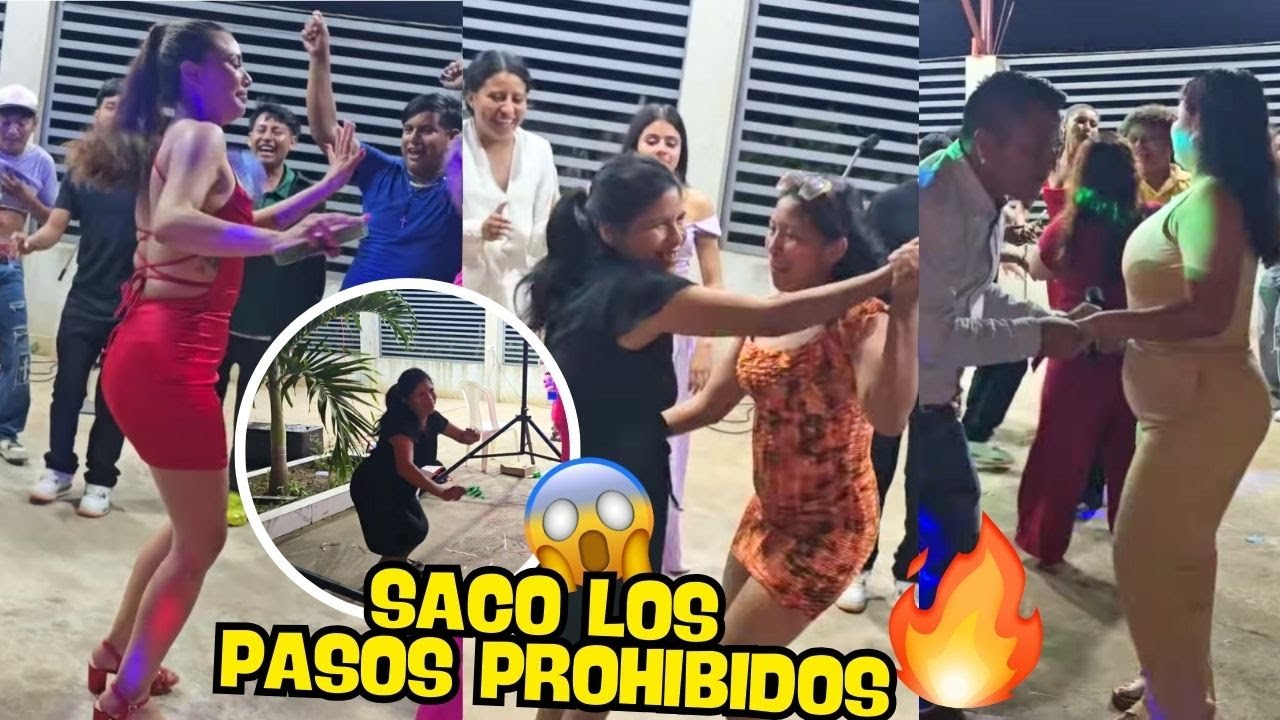 Así se baila una CUMBIA navideña🔥Uf la fiesta se prendió y estas lindas chicas movieron todo🥵