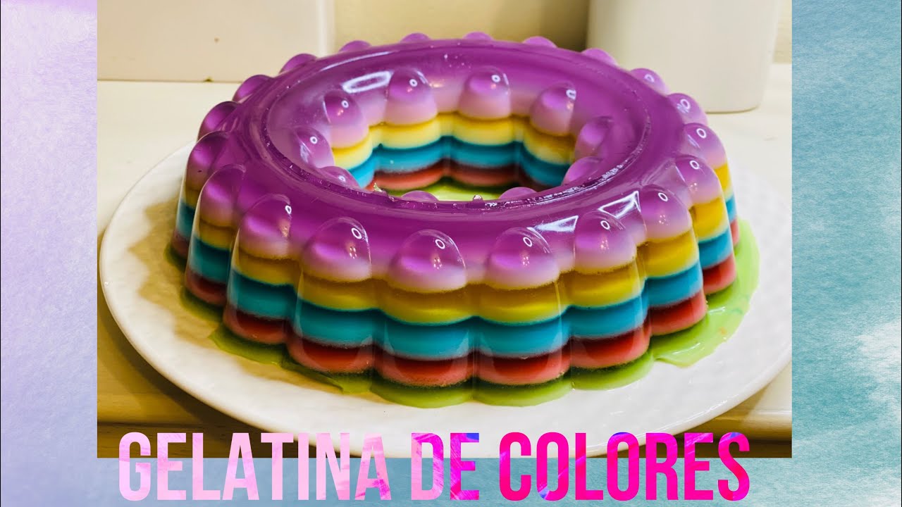 Gelatina de colores pasa a paso🚶‍♀️