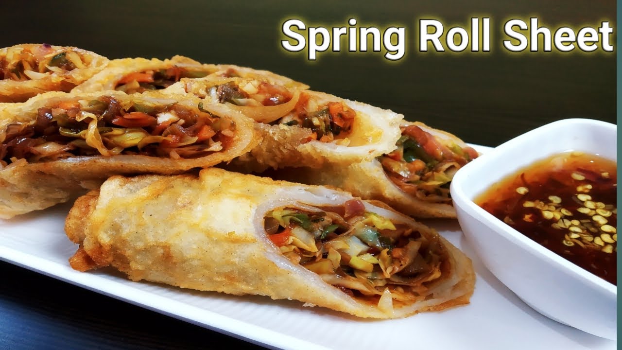 बेस्ट स्प्रिंग रोल बनाने की विधि-Restaurant spring roll sheets recipe Honest kitchen