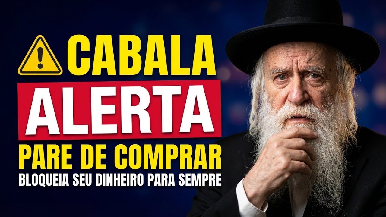 🔴Rabino ALERTA: PARE De Comprar Estas Coisas AGORA — Bloqueiam sua Sorte Para Sempre | Cabala