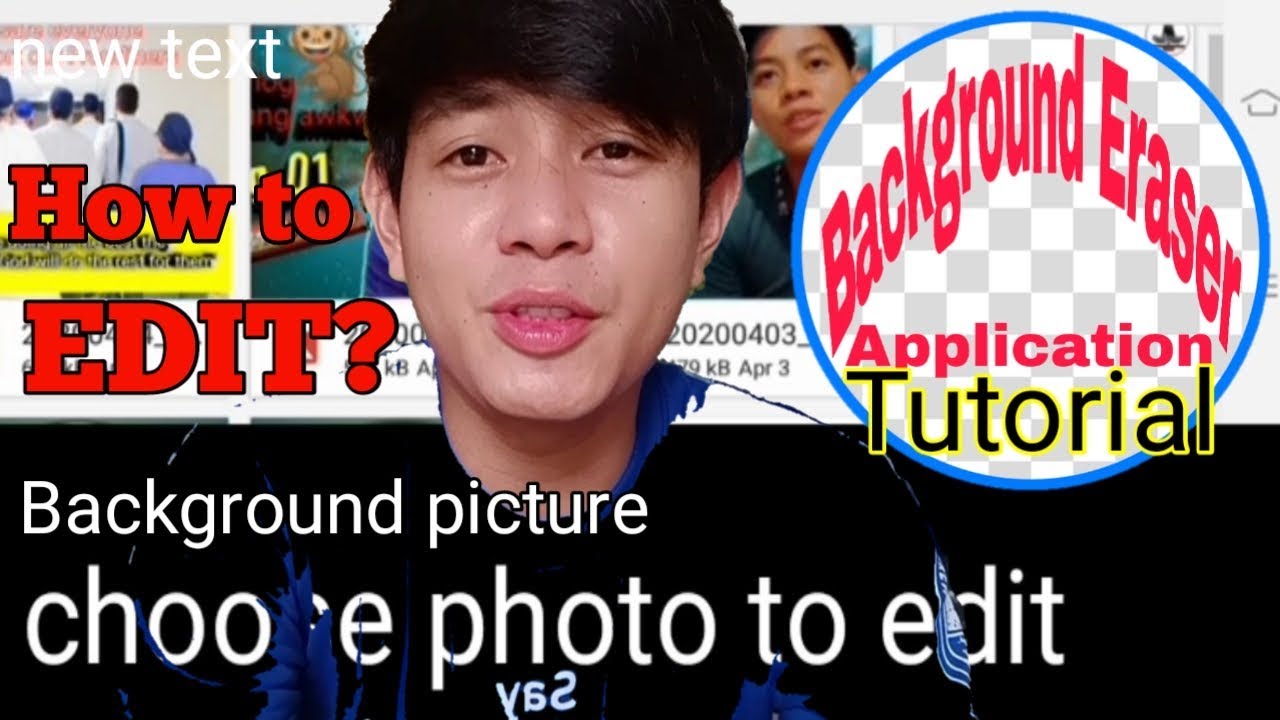 Paano gamitin ang Background Eraser Apps?