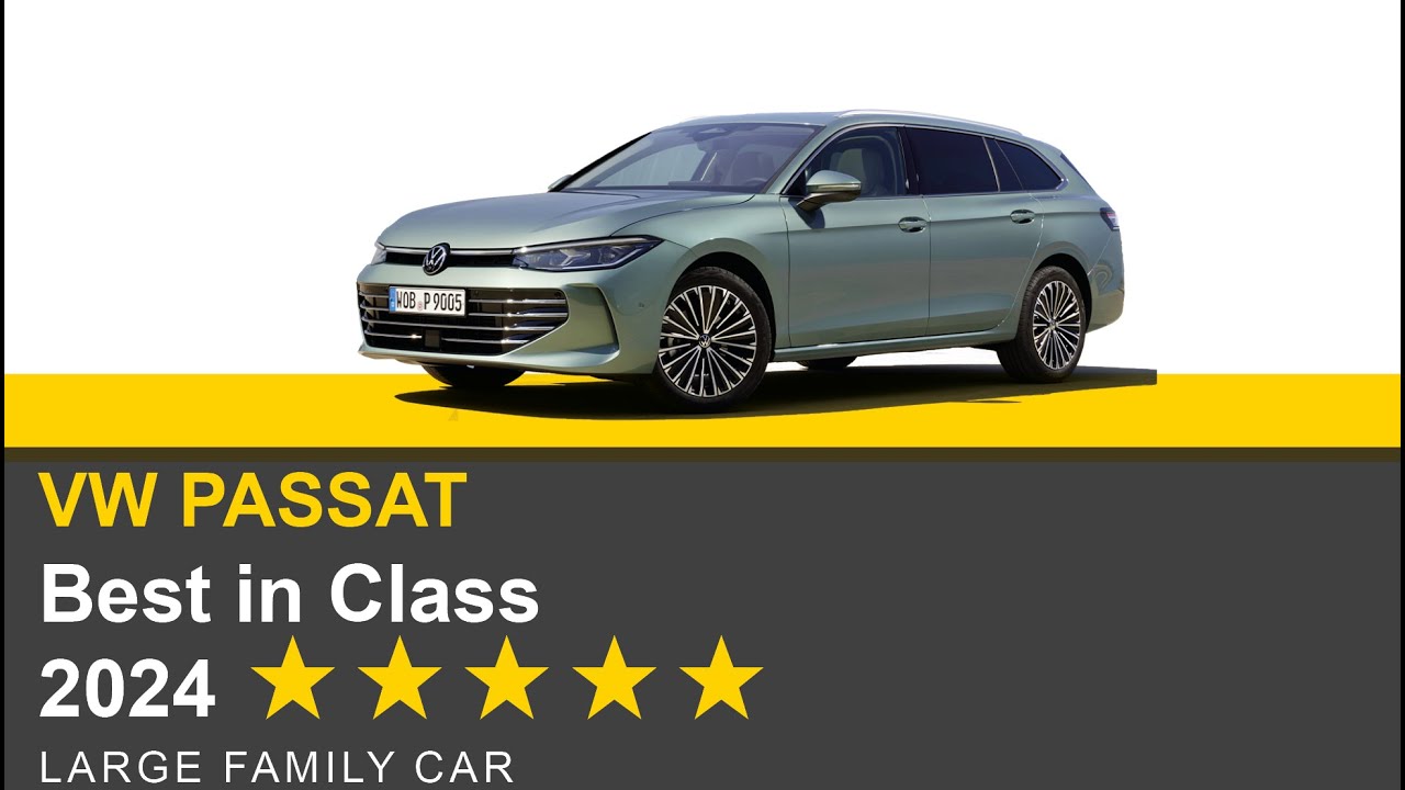 Euro NCAP Crash & Safety Tests of VW Passat 2024 - Best in Class 2024 - Large Family Car