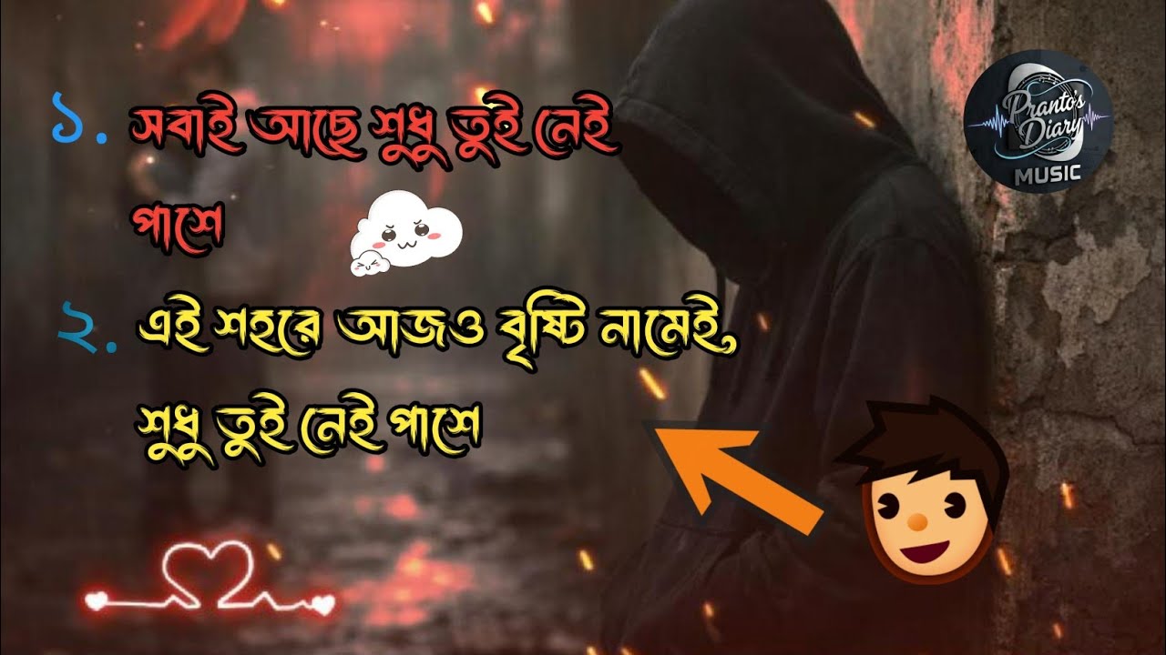 Peaceful Romantic Bangla Song | Soft & Calm Melody | Pranto Diary Music Alternative@happysaddiary