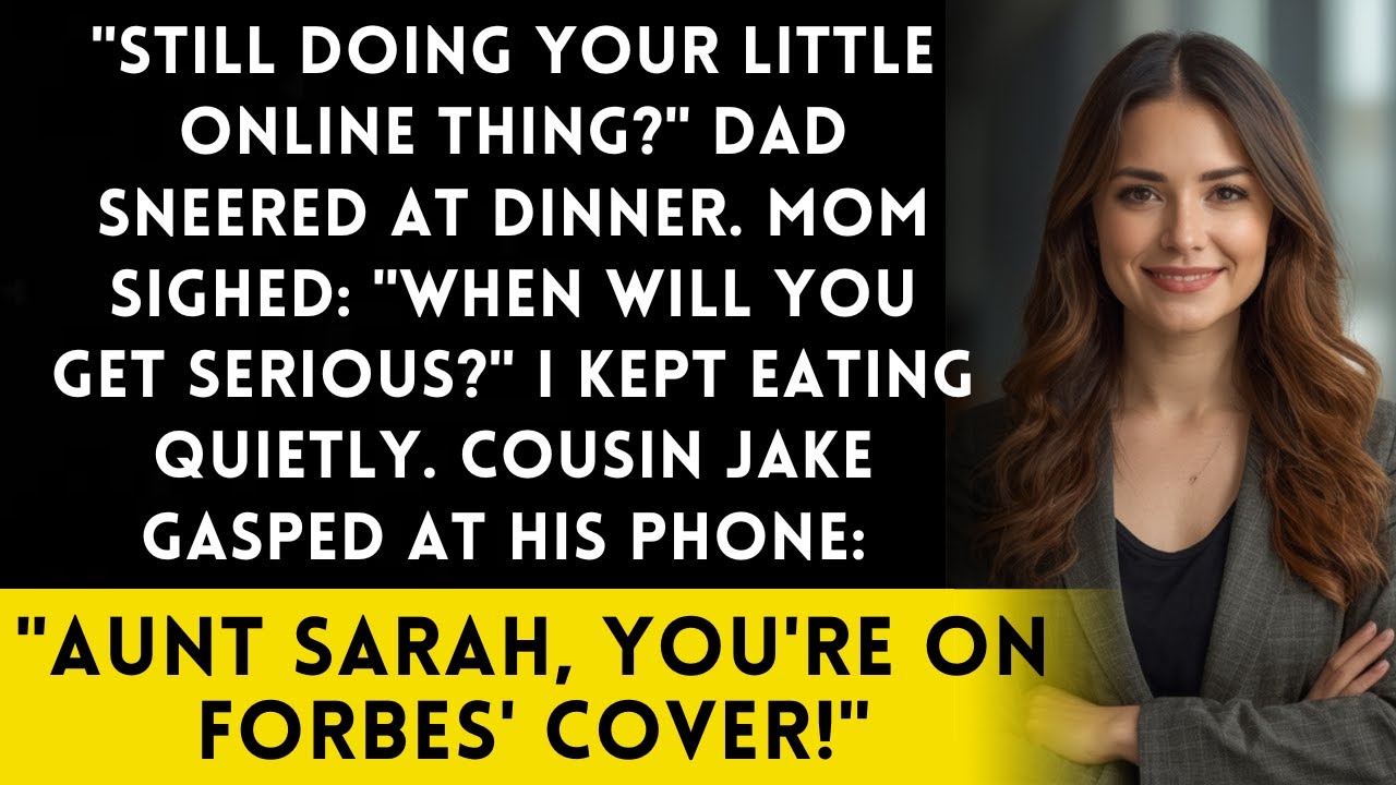 Parents Said 'Get A Real Job' At Thanksgiving - Forbes Named Me 'CEO Of The Year'
