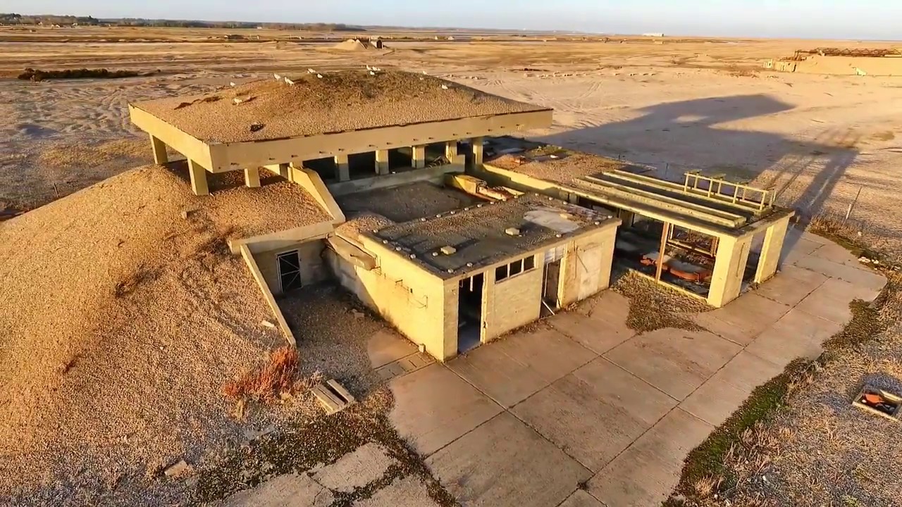 Orford Ness Atomic Weapons Research Establishment by Drone
