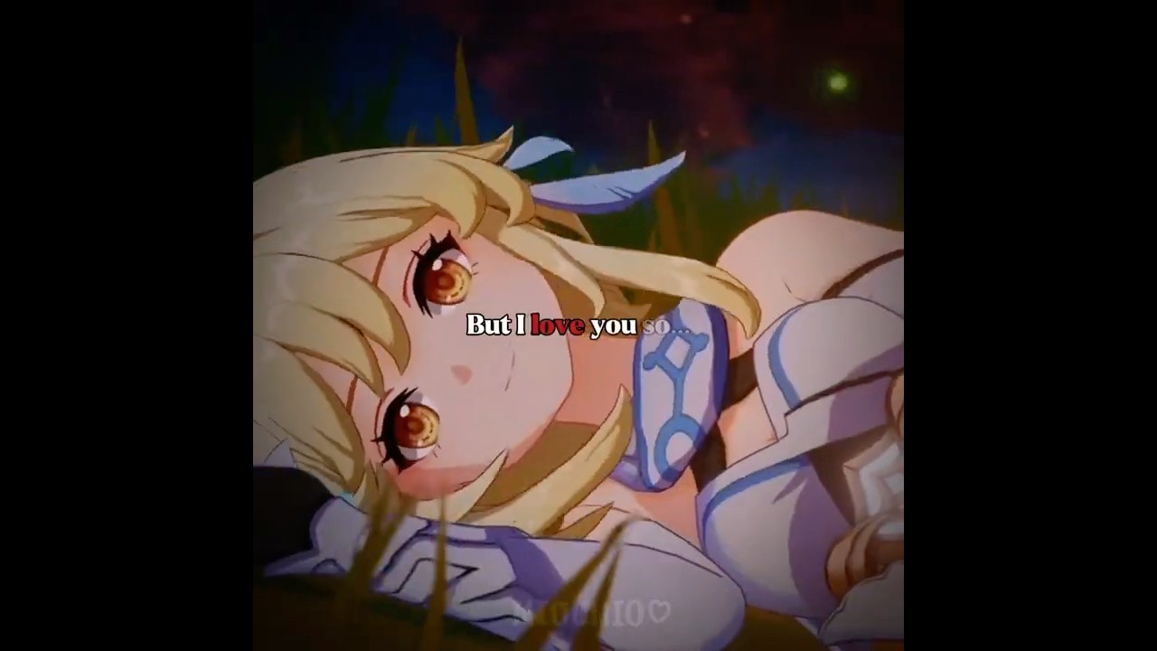 What if: The traveler had to pick between saving Lumine and Paimon? | I Love You So