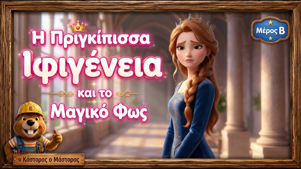 Η πριγκίπισσα Ιφιγένεια και το Μαγικό Φως μέρος δεύτερο | Παιδικά παραμύθια | ο Κάστορας ο Μάστορας