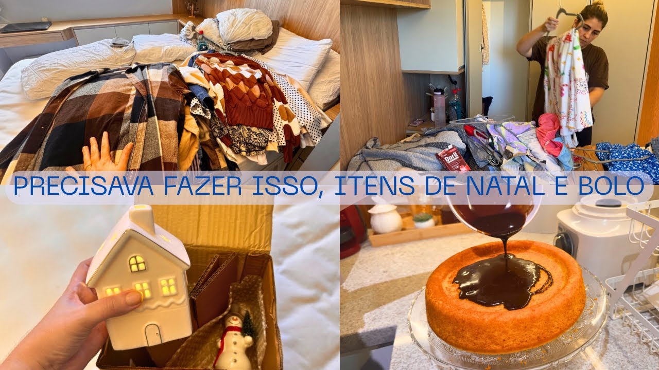 PRECISAVA FAZER ISSO, MUITA COISA NÃO SERVE MAIS, ITENS DE NATAL, MELHOR BOLO DE CENOURA