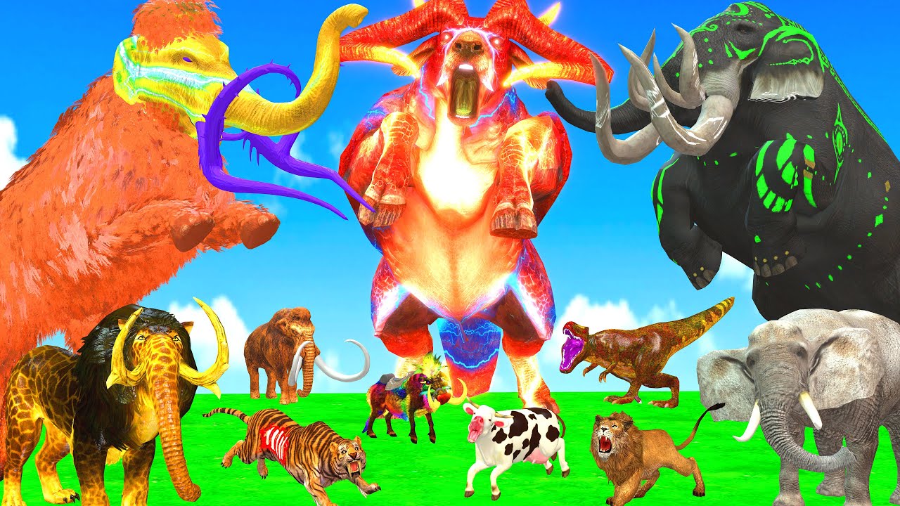 Incredible Animals Race vs Dinosaurs vs Prehistoric Mammals Speed Race Run: Who Will Win?ARBS #2026
