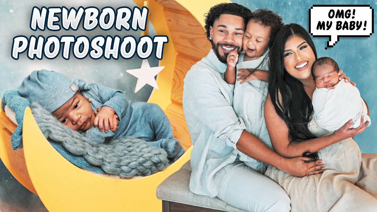 AZAIAH&rsquo;S FIRST OFFICIAL PHOTOSHOOT! *NEWBORN SHOOT*