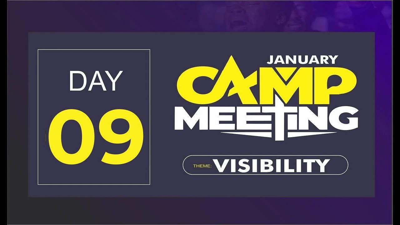 D-G-M-I JANUARY CAMP MEETING SERVICE || VISIBILITY  ||  DAY 9 ||  20-01-2026