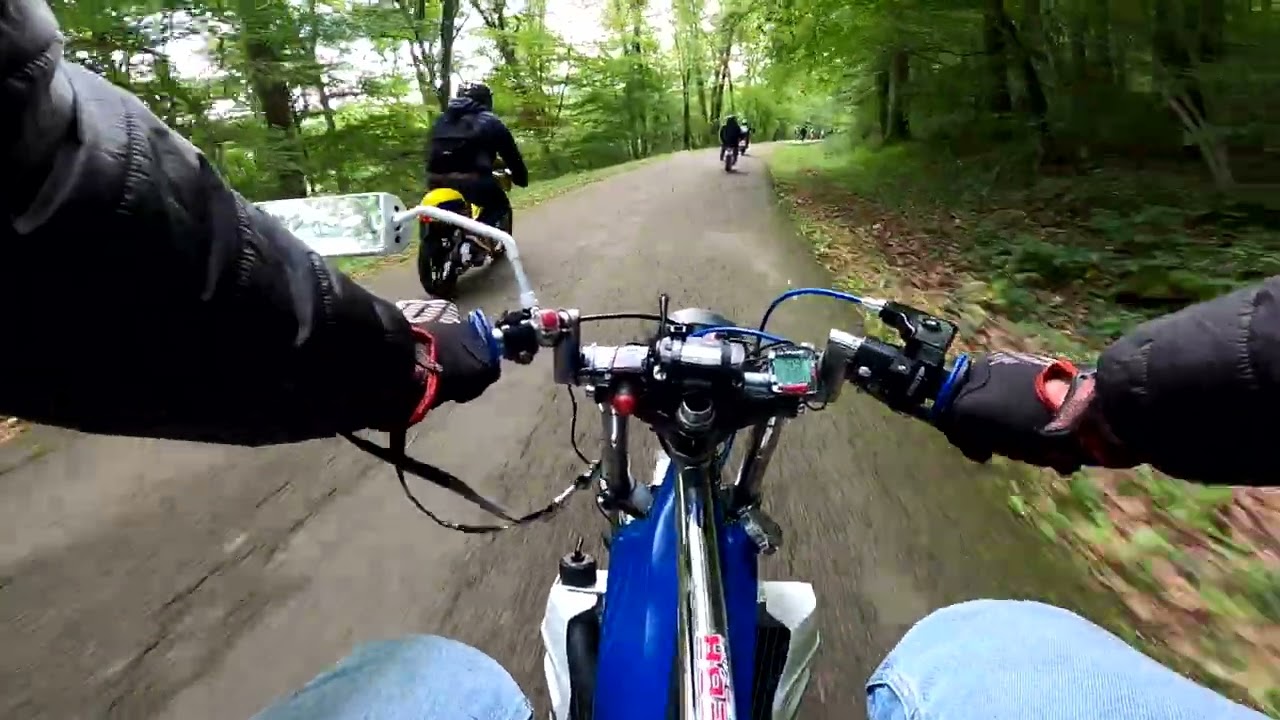 Balade de garchizy avec la mbk51 hybride