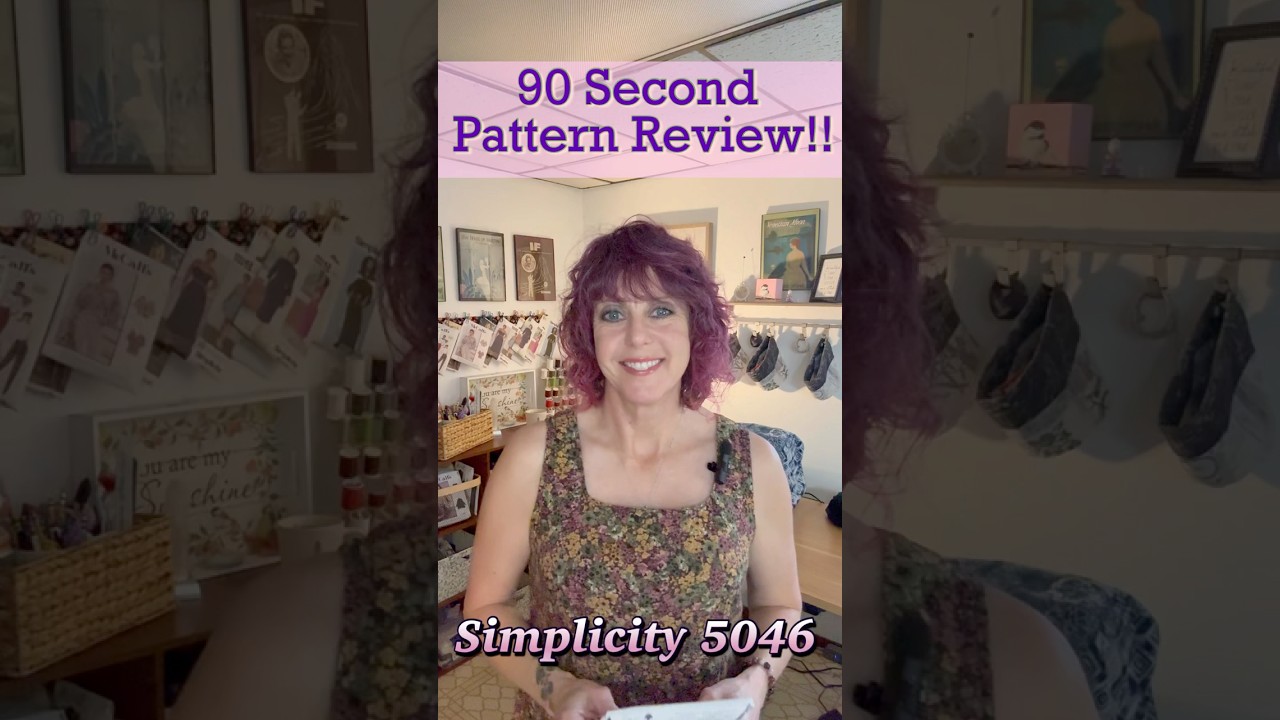 🧵🪡 90-секундный обзор выкройки: Simplicity 5046 #советыихитростидляначинающих #модасвоимируками