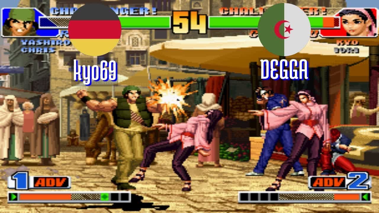 FT3 @kof98: kyo69 (DE) vs DEGGA (DZ) [King of Fighters 98 Fightcade] Feb 1