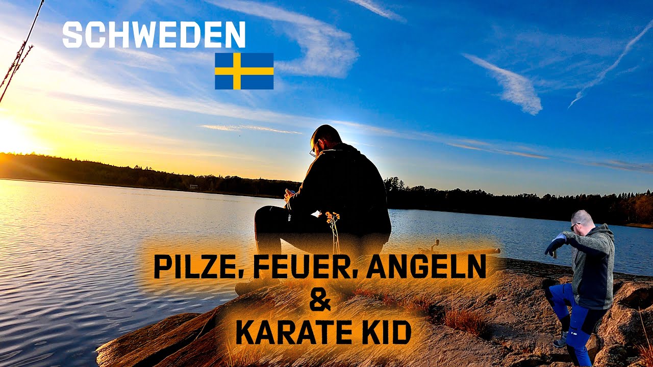 Outdoor Abenteuer in Schweden | Pilze, Feuer, Angeln  | Natur genießen