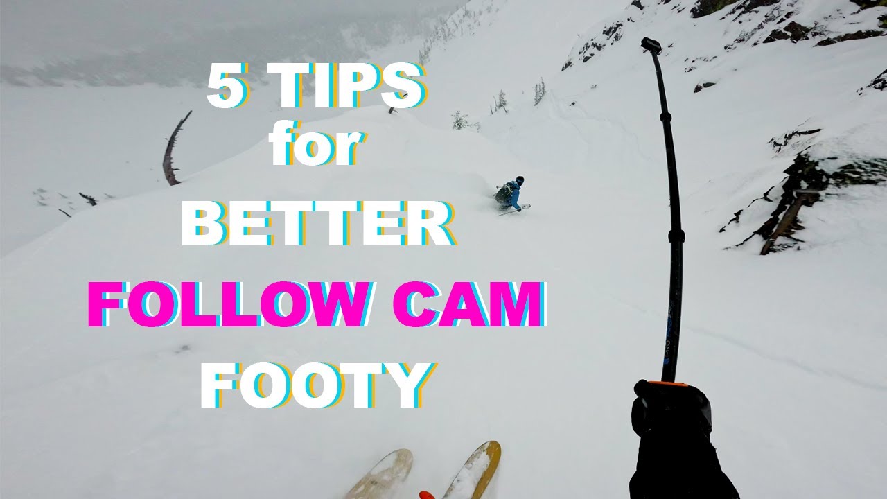 5 GoPro follow cam tips and tricks for skiing and snowboarding  (4K)
