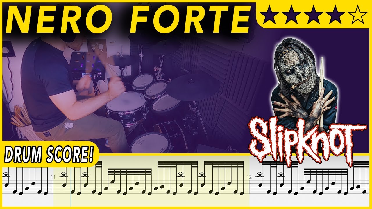 Nero Forte - Slipknot | DRUM SCORE Sheet Music | 