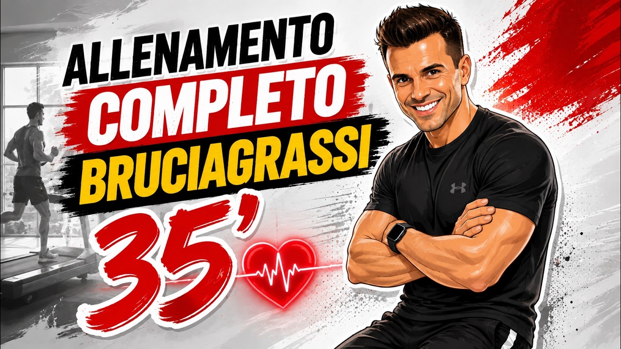 ALLENAMENTO BRUCIAGRASSI COMPLETO  a media intensità