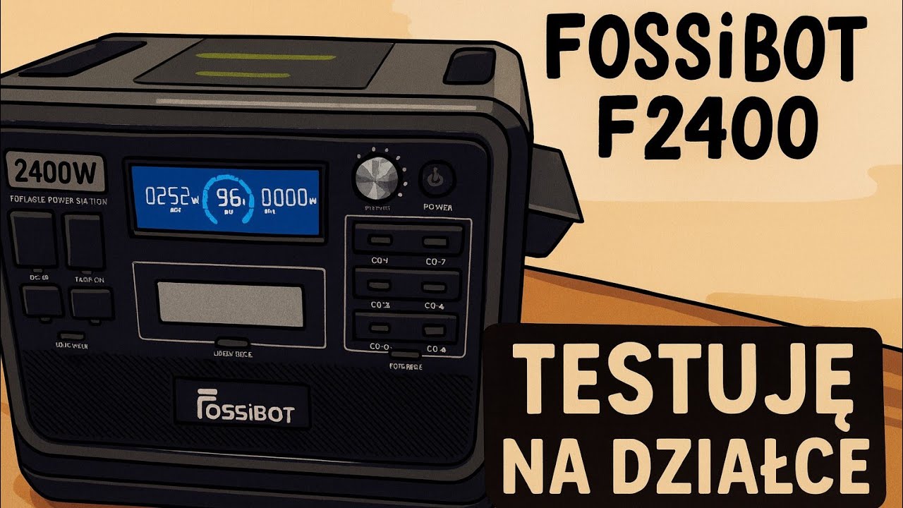 FOSSiBOT F2400 - testy praktyczne na działce.