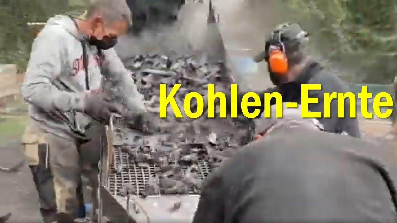Die erste Kohlen-Ernte war ein voller Erfolg - Bündner Holzkohle jetzt verfügbar