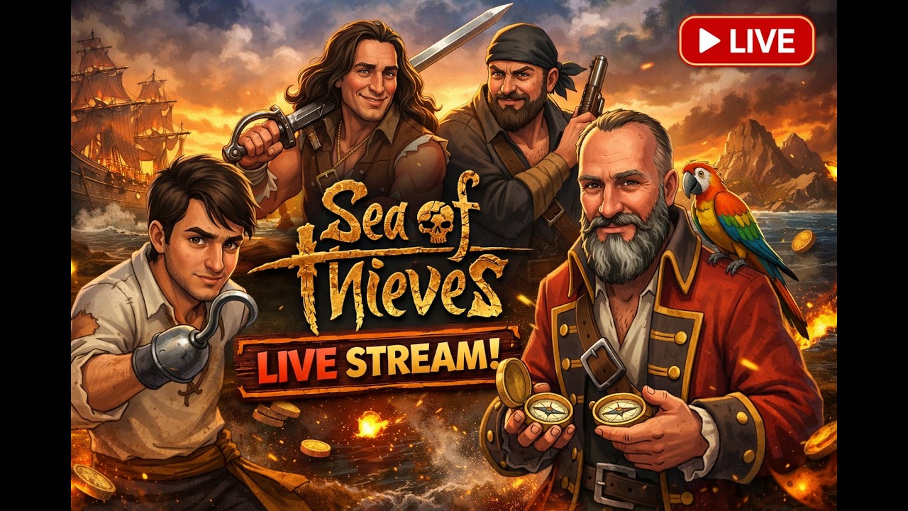 [🔴 CANLI] Kancalı Korsan ve Ekibi İş Başında! Sea of Thieves Türkçe