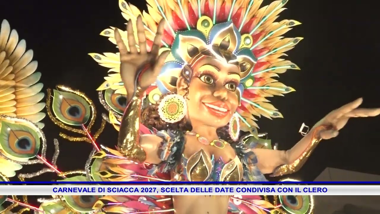 CARNEVALE DI SCIACCA 2027, SCELTA DELLE DATE CONDIVISA CON IL CLERO