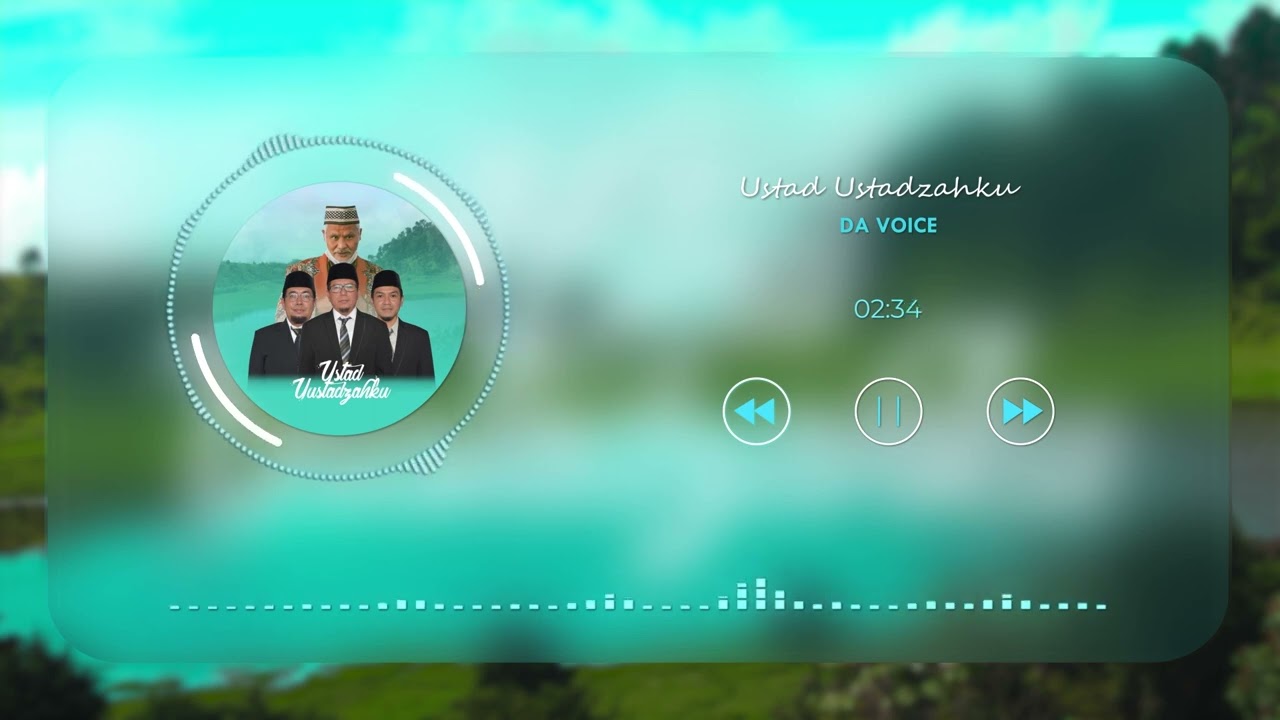 Ustadz Ustadzahku - DA Voice (OFFICIAL LIRIK VIDEO)