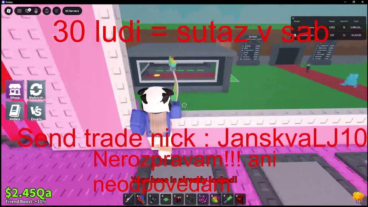 30 ludi = sutaz!!!