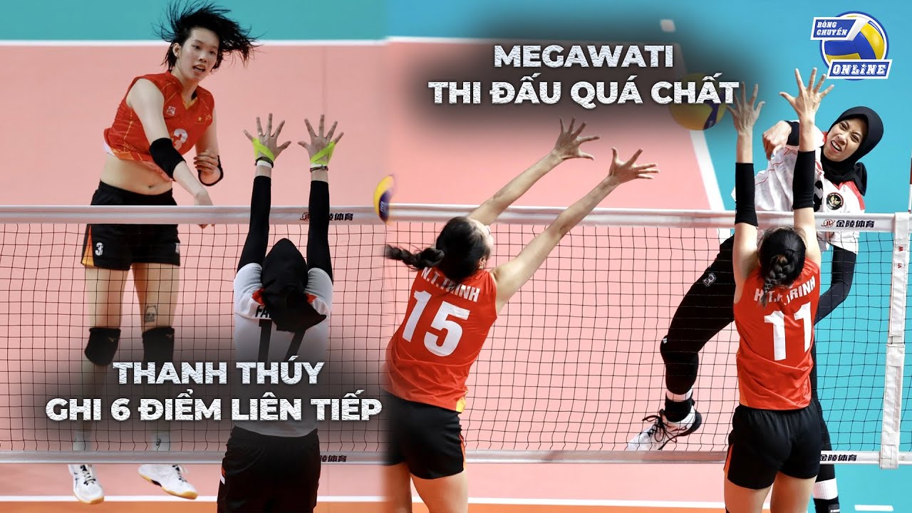 Phục thù cho các chàng trai, Thanh Thúy khiến Indonesia của Megawati thua ngược bẽ bàng