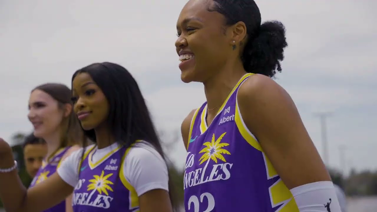 2025 WNBA Media Days Behind-the-Scenes: Los Angeles Sparks