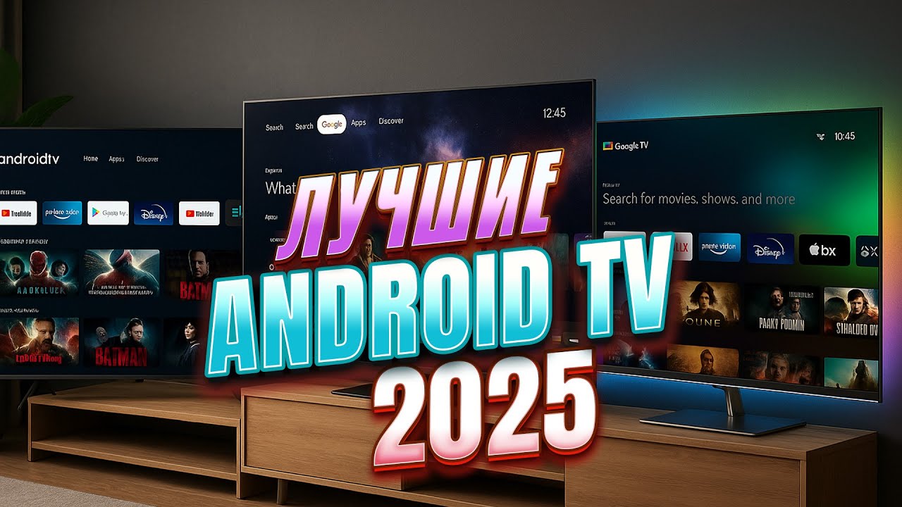ТОП-5 лучших Android TV 2025 🧠 Смарт телевизоры с Google TV от бюджетных до премиум