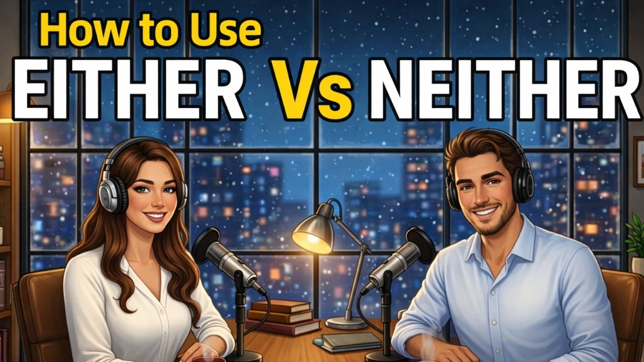 How to Use Either and Neither in Everyday English | Easy English Grammar Lesson