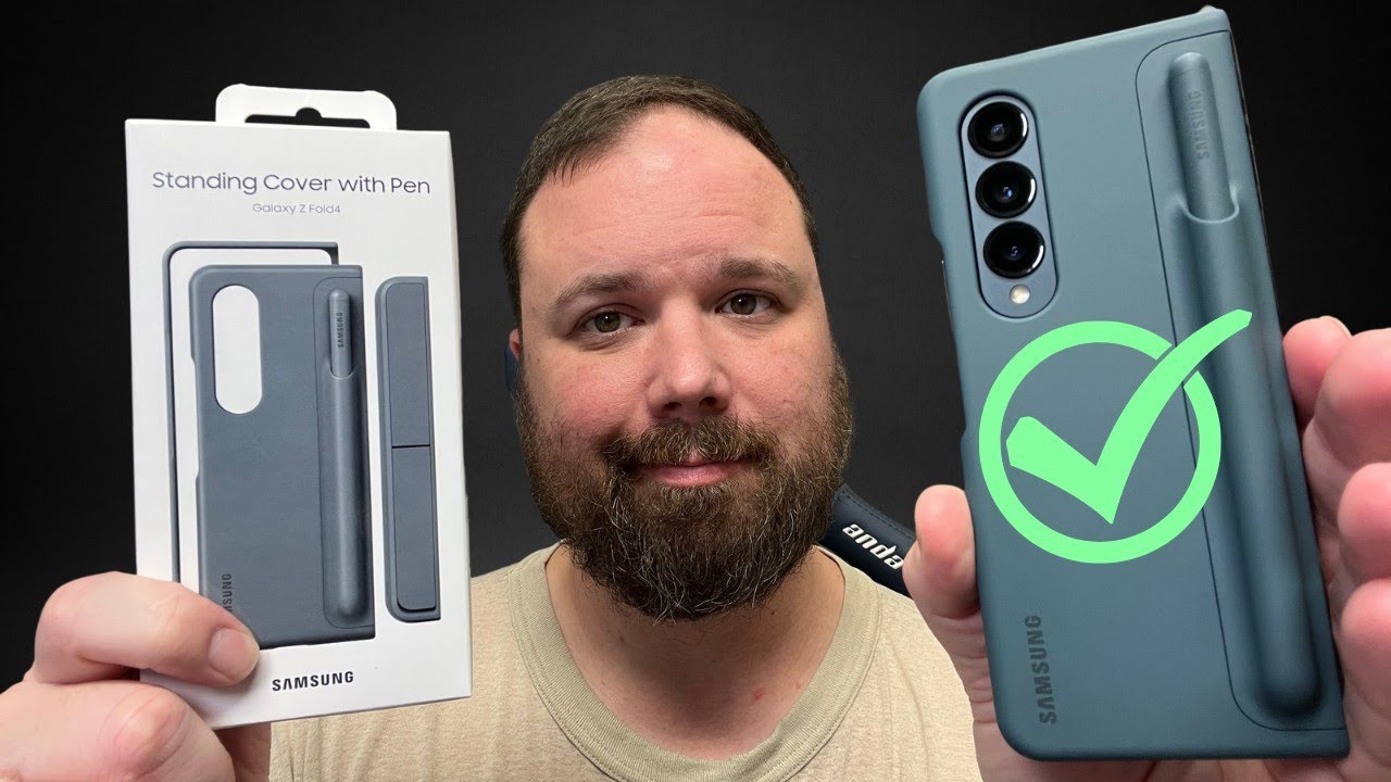 OFFICAL Samsung Z Fold 4 Standing Case with Pen Review! BEST Z Fold Case YET!