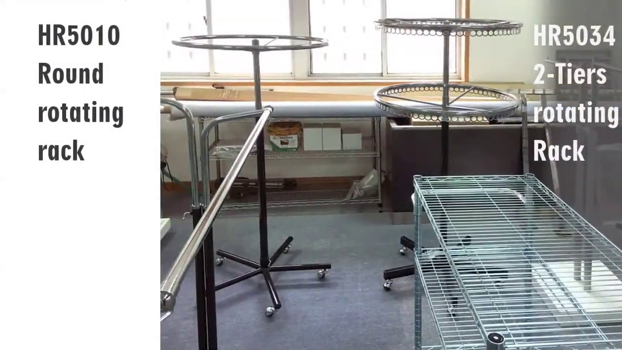 12-HR hot sale clothing garment display rack for retail
