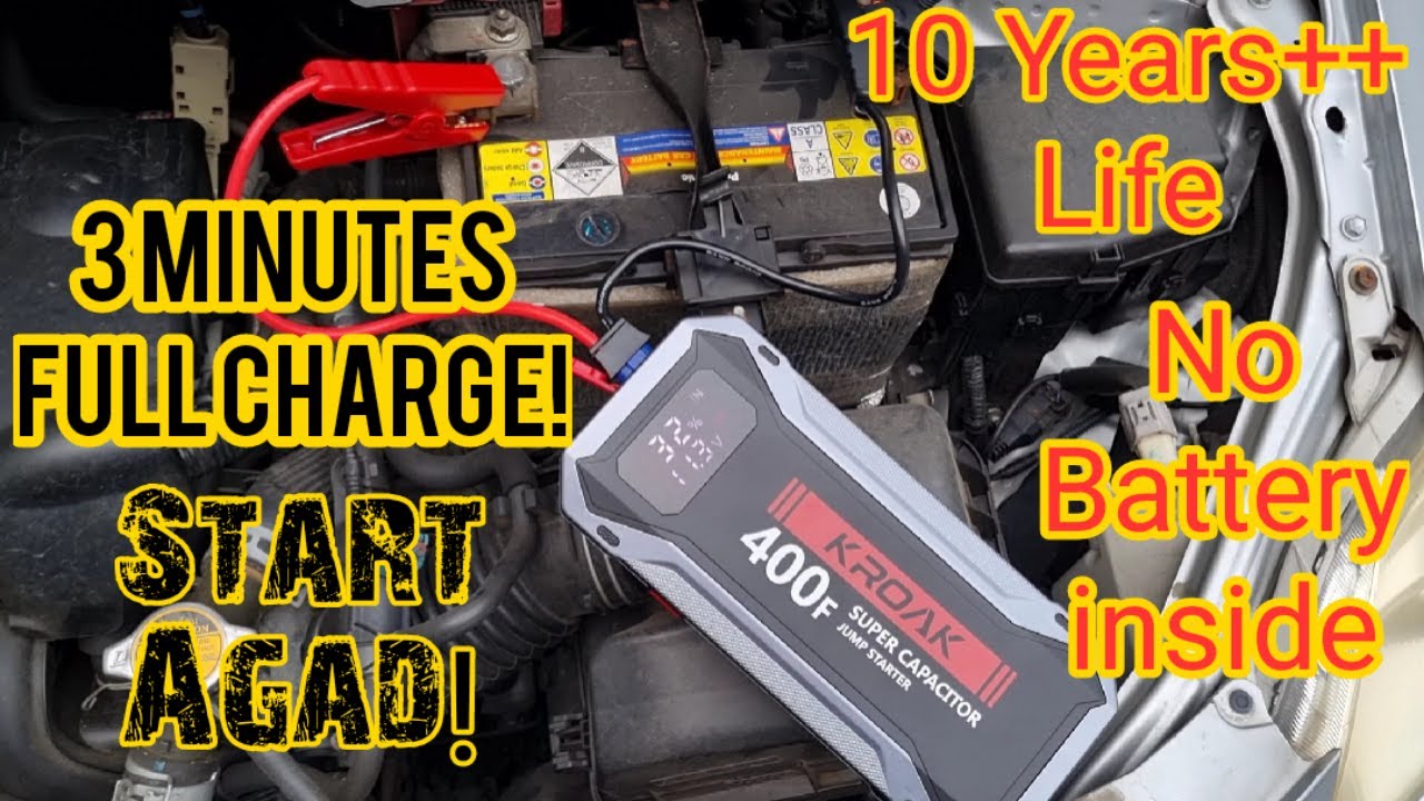 jump starter na walang battery pero lakas magpa-start | super capacitor jump starter
