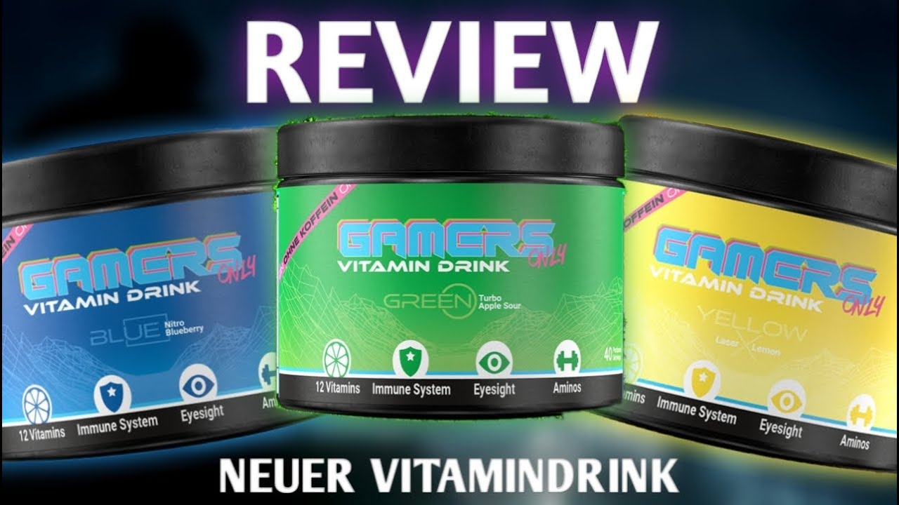 KOFFEINFREIER GAMERS ONLY VITAMINDRINK REVIEW | BURN Gaming